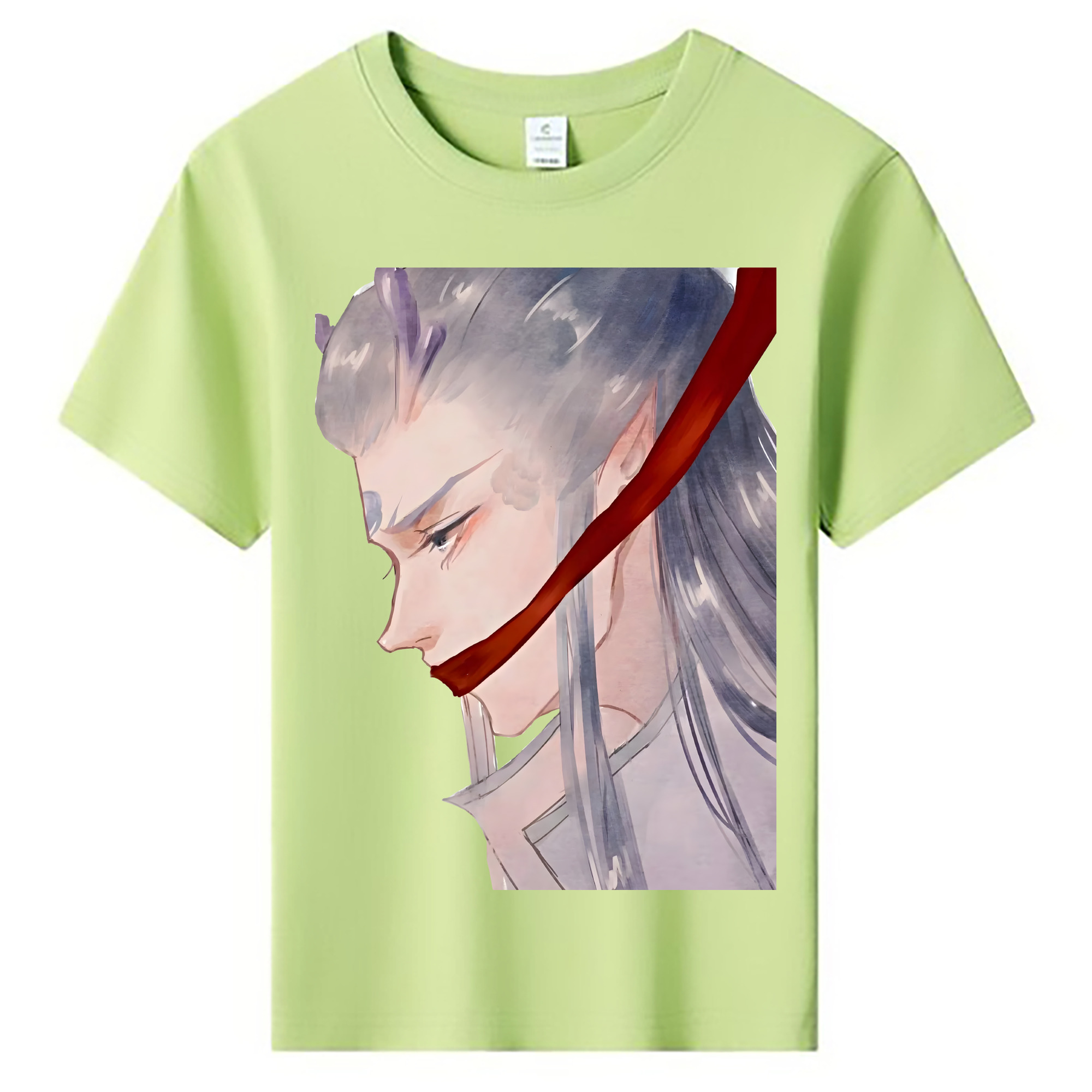 （画像用） Ne Zha 2 ナタ 魔童の大暴れ 綿100％キッズTシャツ（フロントプリント）
